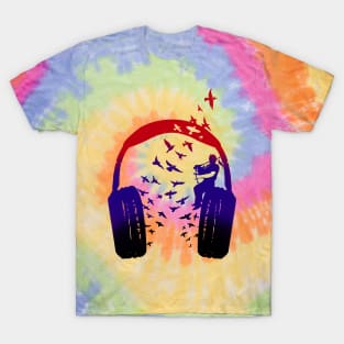 Headphone Music Bagpipes T-Shirt